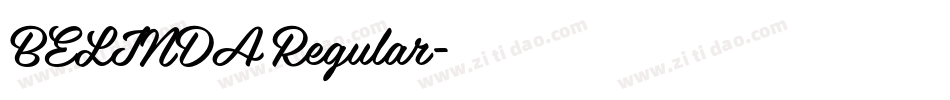 BELINDA Regular字体转换